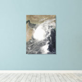 Tropischer Kyklon Gonu im Arabischen Meer Leinwanddruck (Insitu (Holzboden))