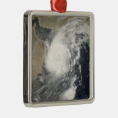 Tropischer Kyklon Gonu im Arabischen Meer Silbernes Ornament (Rechts)