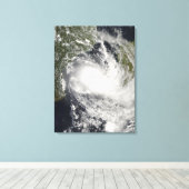 Tropischer Kyklon Jokwe in Mosambik Channe Leinwanddruck (Insitu (Holzboden))