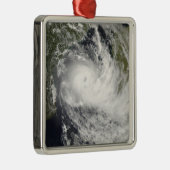 Tropischer Kyklon Jokwe in Mosambik Channe Silbernes Ornament (Rechts)