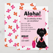 Tropischer Labrador Einladung (Vorne/Hinten)