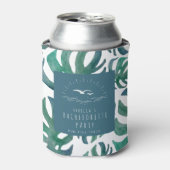 Tropischer Leaf Beach Junggeselinnen-Abschied Dosenkühler (Kanne Vorderseite)
