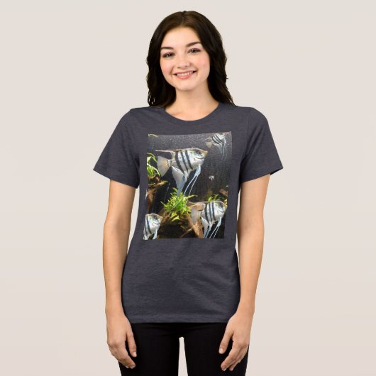 Tropischer Leinwand Bella T - Shirt (Vorderseite voll)