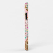 Tropischer Leopardenprint Case-Mate iPhone Hülle (Hinten/Rechts)