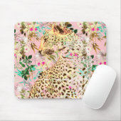 Tropischer Leopardenprint Mousepad (Mit Mouse)