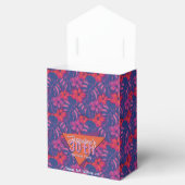 Tropischer Lila Blumengeburt Geschenkschachtel (Geöffnet)
