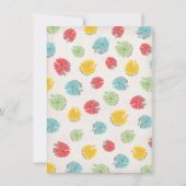 Tropischer luauer Hawiian Abschluss Einladung (Rückseite)