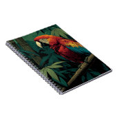Tropischer Macaw-Notebook Notizblock (Rechte Seite)