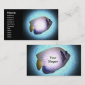 Tropischer Marinesoldat Visitenkarte (Vorne/Hinten)