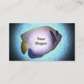 Tropischer Marinesoldat Visitenkarte (Rückseite)