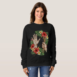 Tropischer Mechaniker-Schraubenschlüssel & Hibisku Sweatshirt