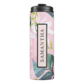 Tropischer Minimalistischer Thermaltumbler Thermosbecher (Vorderseite)