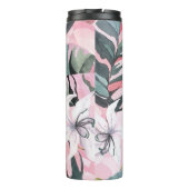 Tropischer Minimalistischer Thermaltumbler Thermosbecher (Rückseite)