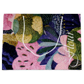 Tropischer Modernismus Geschenktasche (Horizontale Große Geschenktüte (Vorderseite)