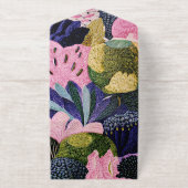 Tropischer Modernismus-Geschenkumschlag All-in-One-Einladung (Außenseite)