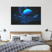 Tropischer Mond Leinwanddruck (Insitu (Schlafzimmer))