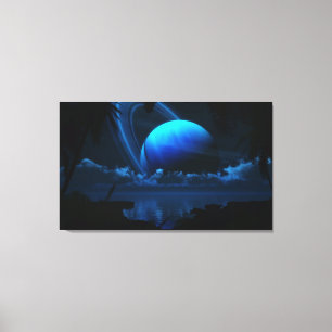 Tropischer Mond Leinwanddruck