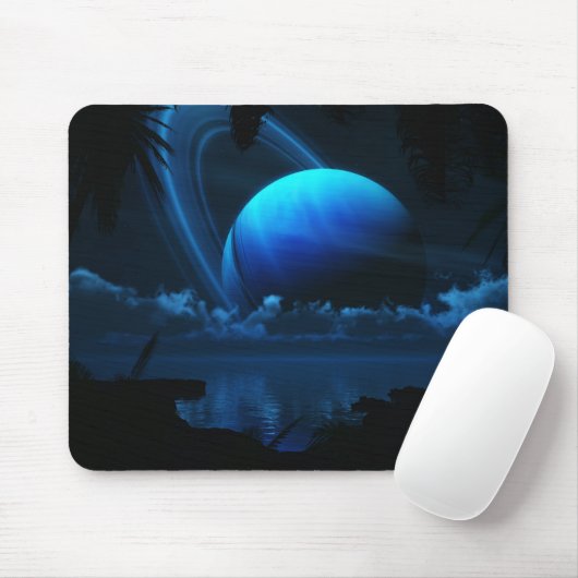 Tropischer Mond Mousepad (Mit Mouse)