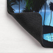 Tropischer Mond Mousepad (Ecke)