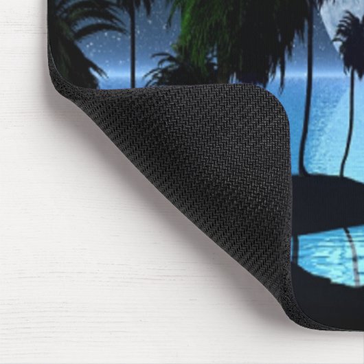 Tropischer Mond Mousepad (Ecke)