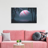 Tropischer Mond von Ianeira Leinwanddruck (Insitu (Wohnzimmer))