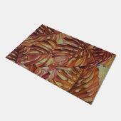 Tropischer Monstera verlässt Dschungel-Tür-Matte Fußmatte (Schrägansicht)