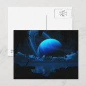 Tropischer Moon Postkarte (Vorne/Hinten)