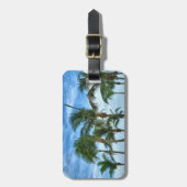 Tropischer Nachmittag personalisiert Gepäckanhänger (Vorderseite vertikal)