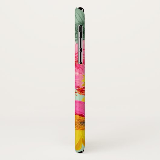 Tropischer nahtloser Hibiskus Case-Mate iPhone Hülle (Hinten/Links)