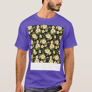 Tropischer nahtloser Muster Hawaiischer Hibiskus M T-Shirt