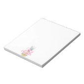 Tropischer Name der Ananas Notizblock (Rotiert)