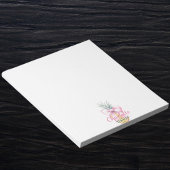 Tropischer Name der Ananas Notizblock