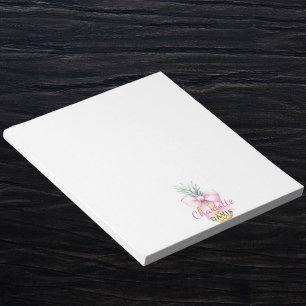 Tropischer Name der Ananas Notizblock