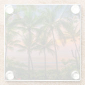 Tropischer Nationalpark des Strand-| Corcovado Glasuntersetzer (Rückseite)