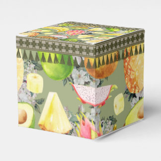 Tropischer Obstgarten Geschenkschachtel