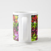 Tropischer Orchid Blumengarten Jumbo Tasse (Rückseite)