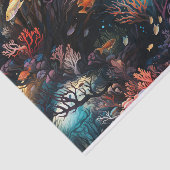 Tropischer Ozean Fisch und Korallen Art Nr. 2 Seidenpapier (Ausschnitt)