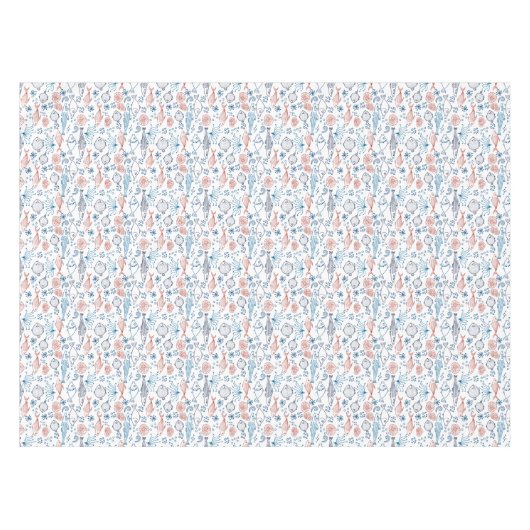 Tropischer Ozean Fun Fisch unter Wasser Tischdecke (Vorderseite (Horizontal))