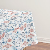 Tropischer Ozean Fun Fisch unter Wasser Tischdecke (Beispiel)