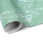 Tropischer Ozean Waves Schöner Strand Geschenkpapier (Rolleneckpunkt)