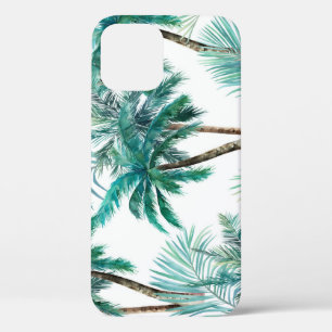 Tropischer Palm: Dschungel-Muster in Wasserfarbe. Case-Mate iPhone Hülle