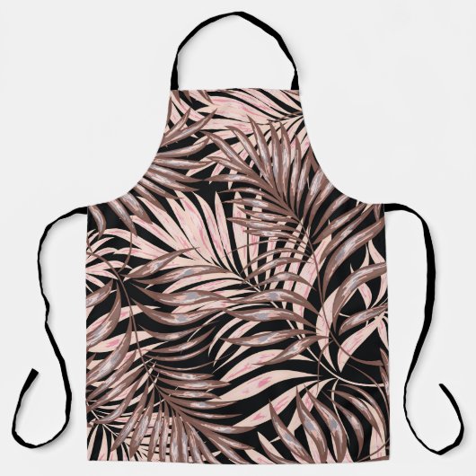 Tropischer Palm: Dschungelflorale Muster. Schürze (Vorderseite)