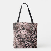 Tropischer Palm: Dschungelflorale Muster. Tasche (Rückseite)