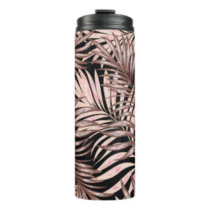 Tropischer Palm: Dschungelflorale Muster. Thermosbecher