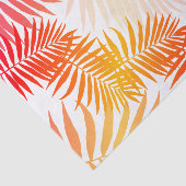 Tropischer Palme-Blatt-Sommer-Sonnenuntergang Seidenpapier (Ausschnitt)