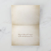 tropischer Palme- und Sonnenbrillegeburtstag Karte (Innenseite)