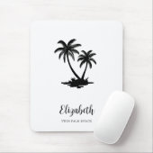 Tropischer Palmenbaum-Küstenpersonalisation Mousepad (Mit Mouse)