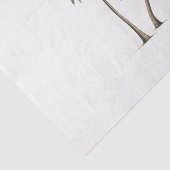 Tropischer Palmenbaum Rustikale Küstenhochzeit Seidenpapier (Ausschnitt)