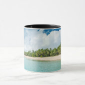 Tropischer Palmenfüßer Strand Tasse (Zentrum)