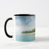 Tropischer Palmenfüßer Strand Tasse (Links)